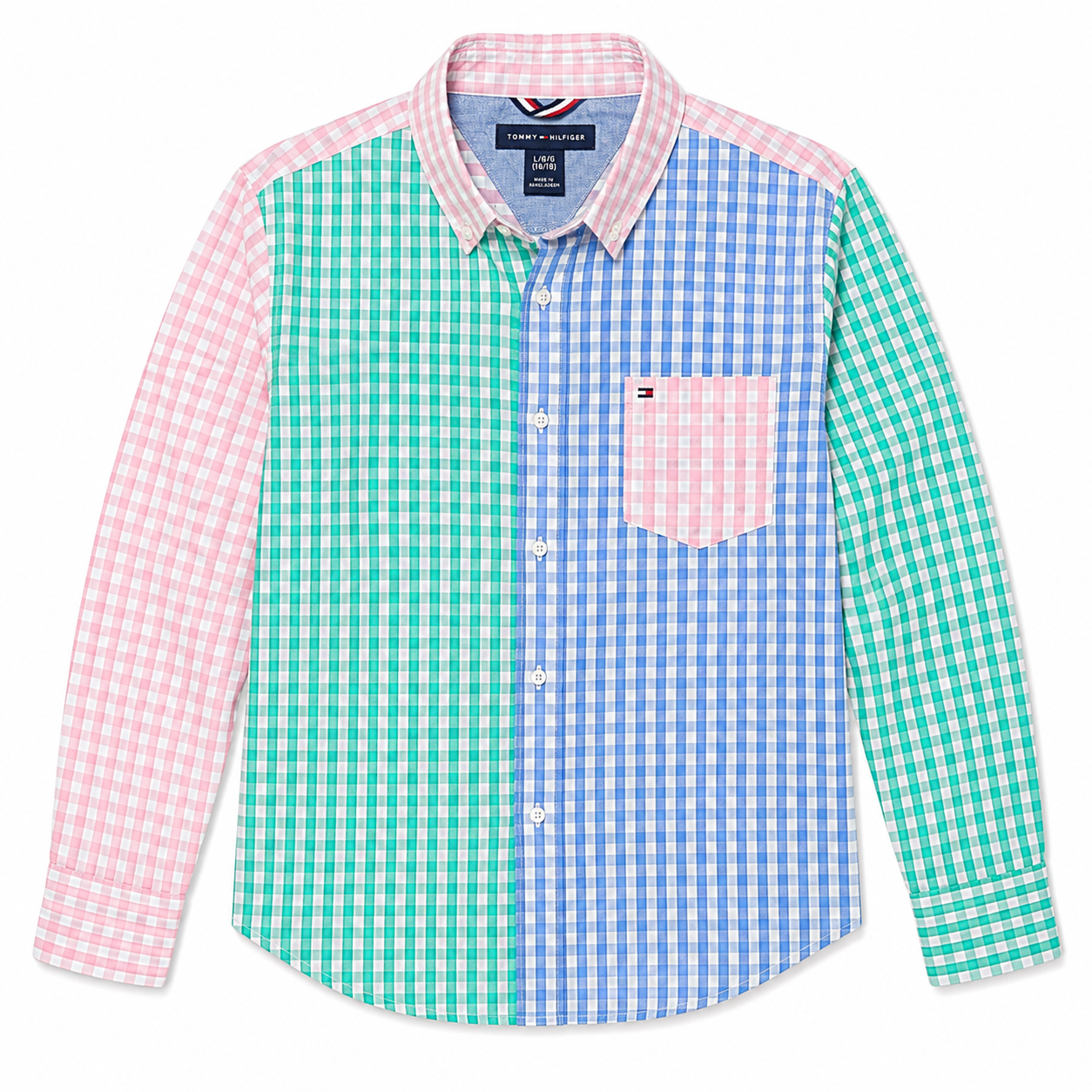 Tommy Hilfiger Big Boys 8-20 Long-Sleeve Button Down Shirt