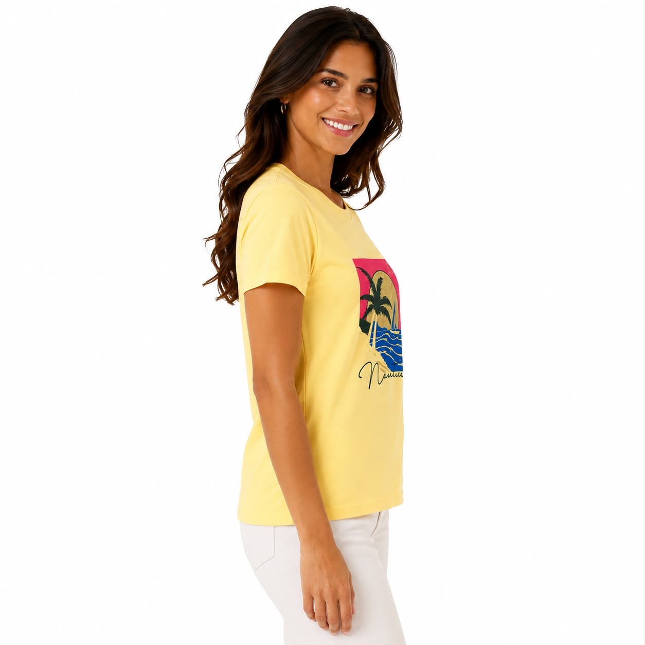 Náutica Sunset Sailing Foil Graphic T-Shirt