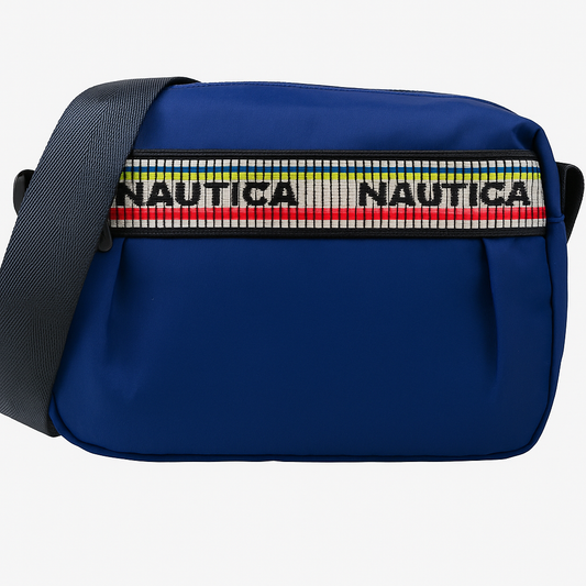 Nautica Jetty logo print camera crossbody