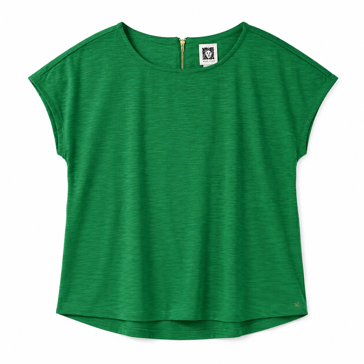 ANNE KLEIN-Casual short-sleeved blouse for women