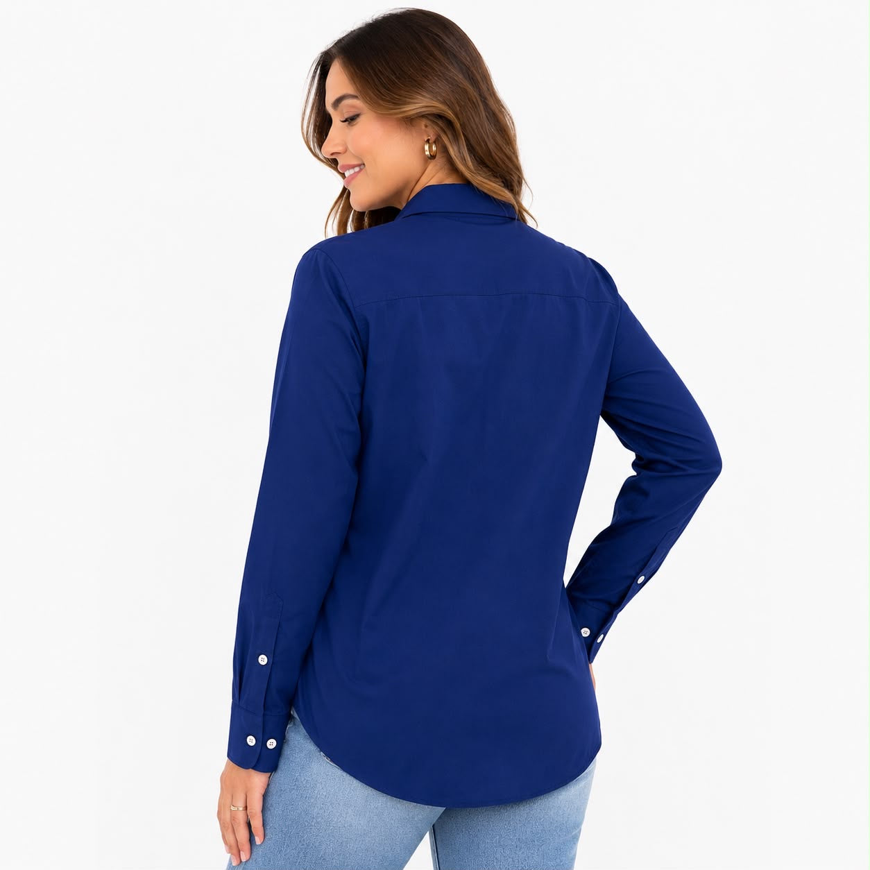 U.S Polo Assn Solid Stretch Poplin Shirt
