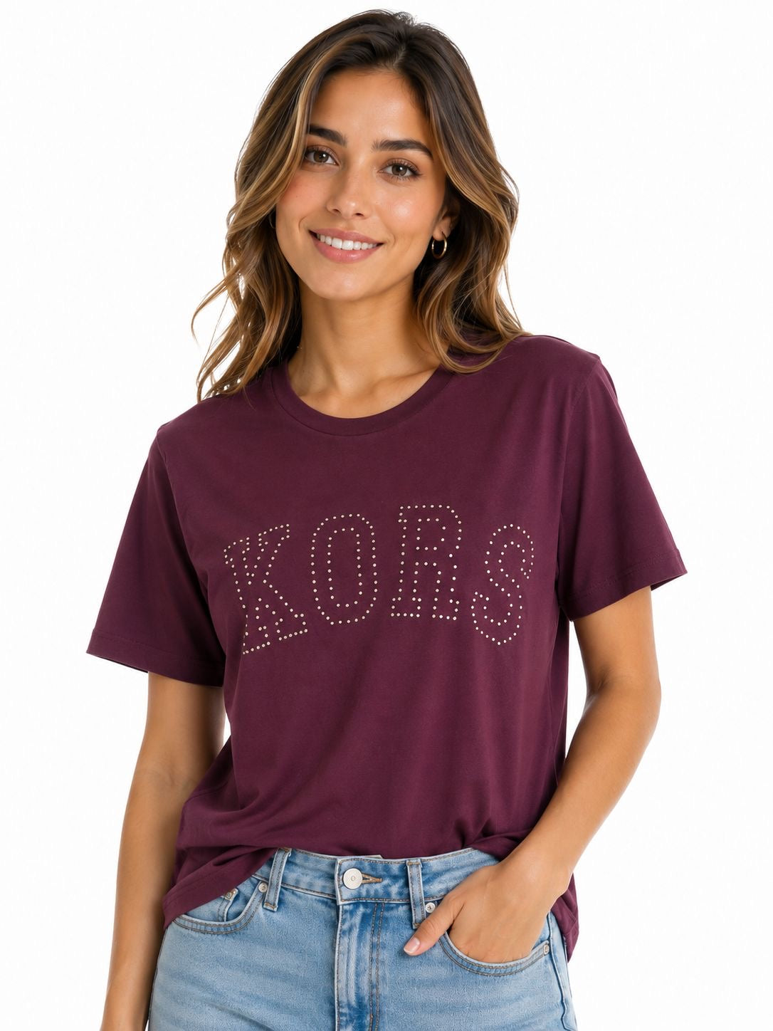 Michael Kors burgundy t-shirt