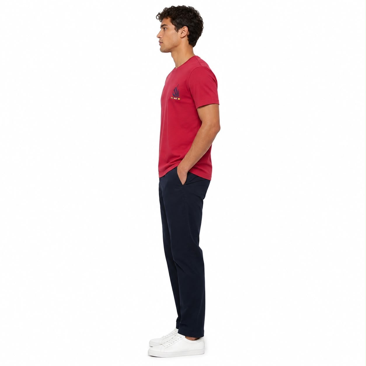 Nautica classic cut red t-shirt