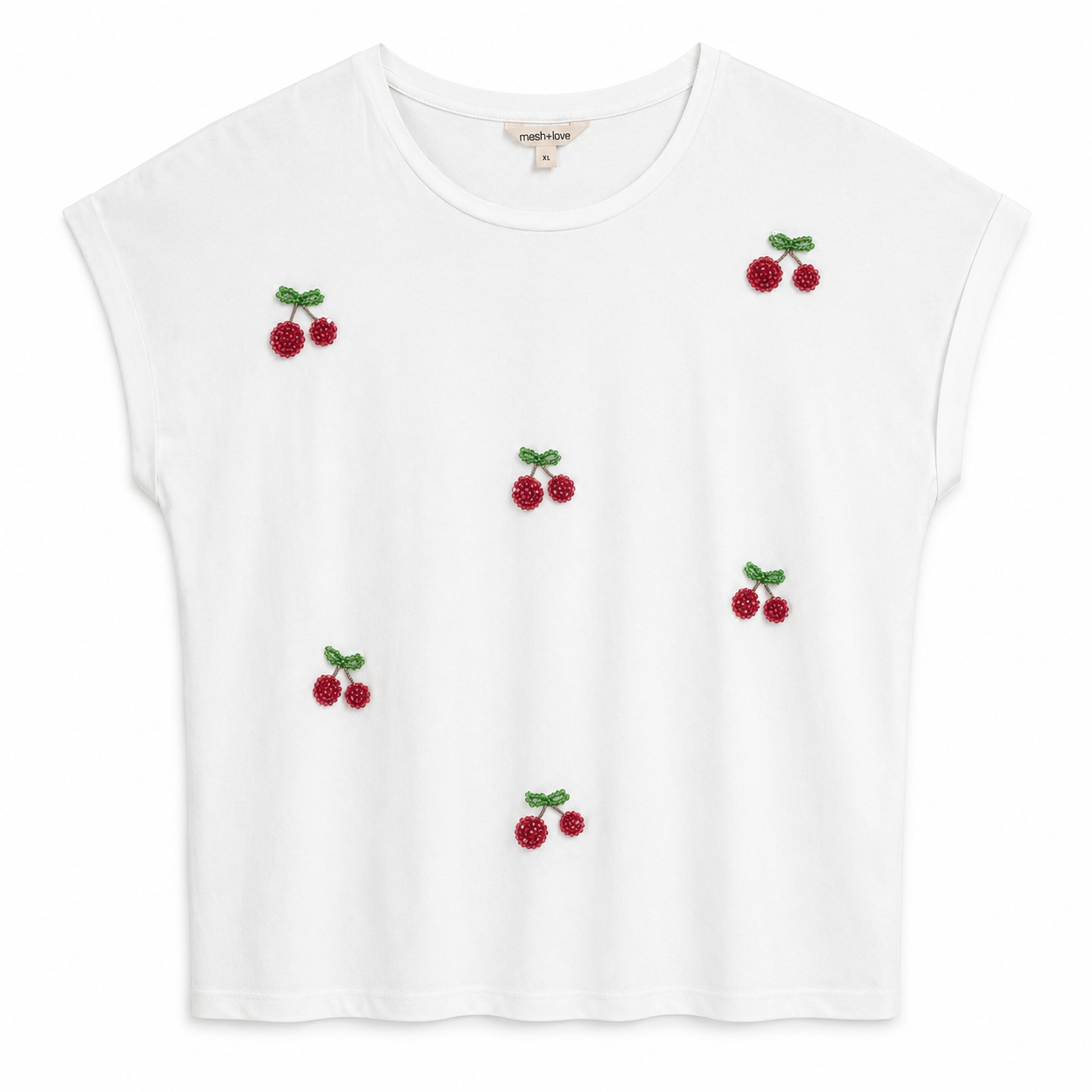 Mesh + Love White T-shirt Women’s