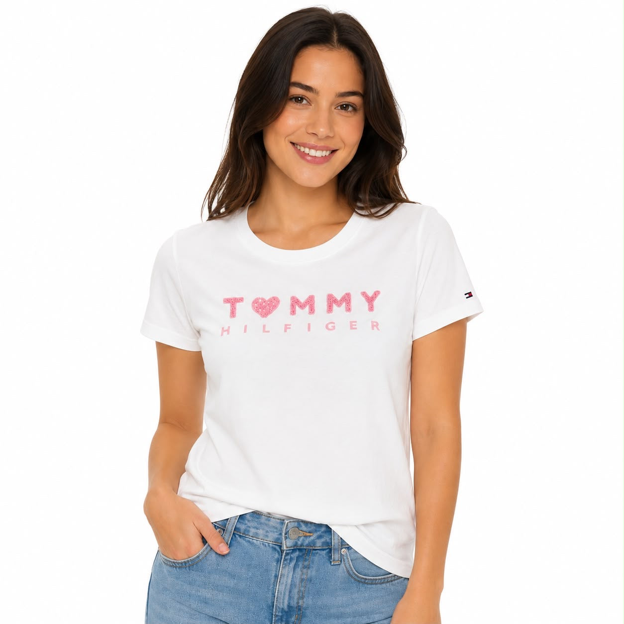 Tommy Hilfiger-White t-shirt from the Tommy Hilfiger brand
