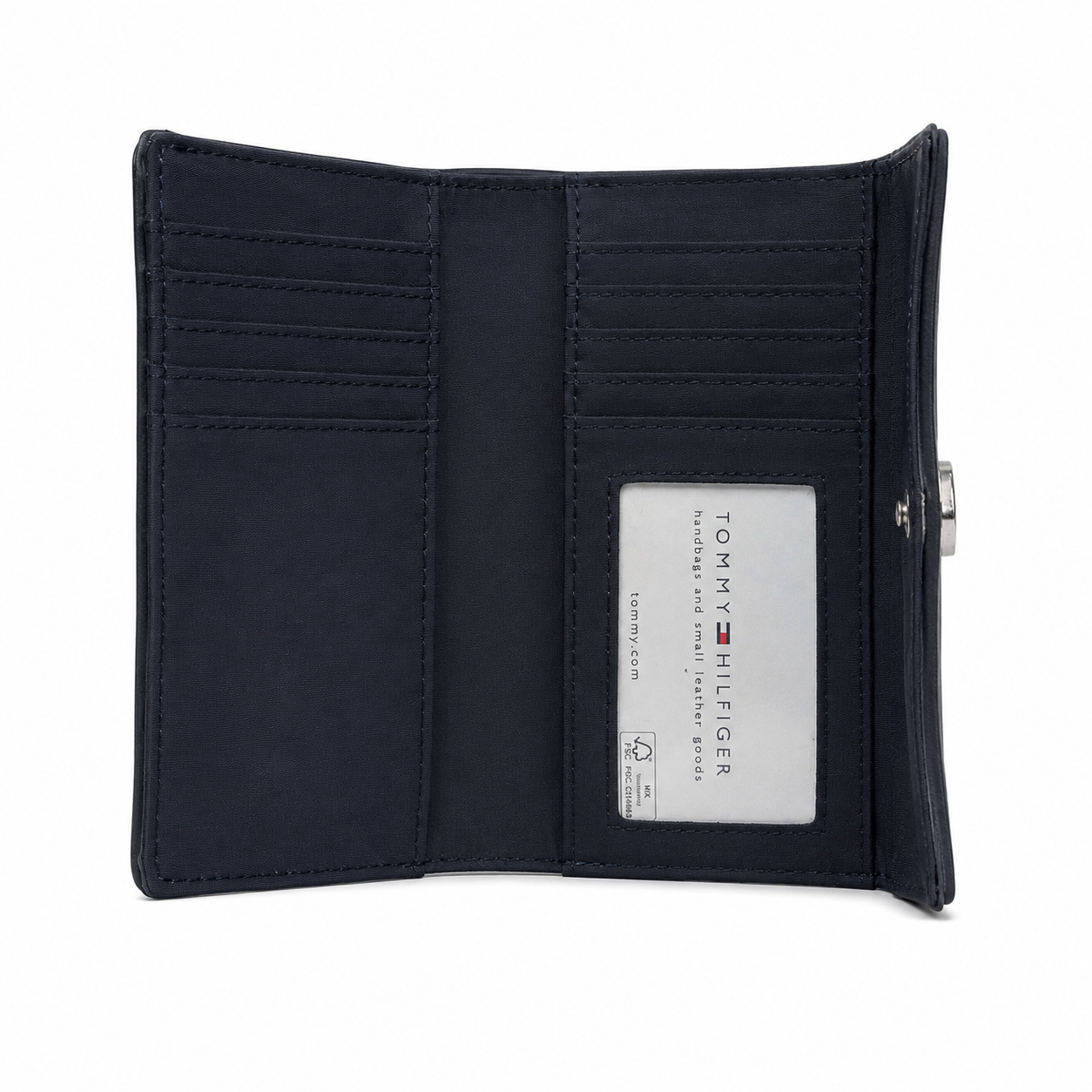 Tommy Hilfiger monogram jacquard envelope wallet