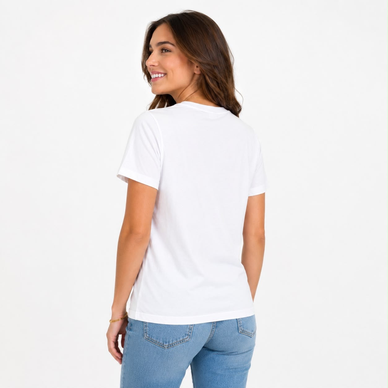 DKNY Kadın Bisiklet Yaka T-Shirt
