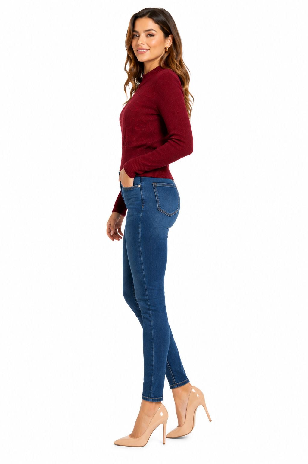 Guess ribbed knit sweater