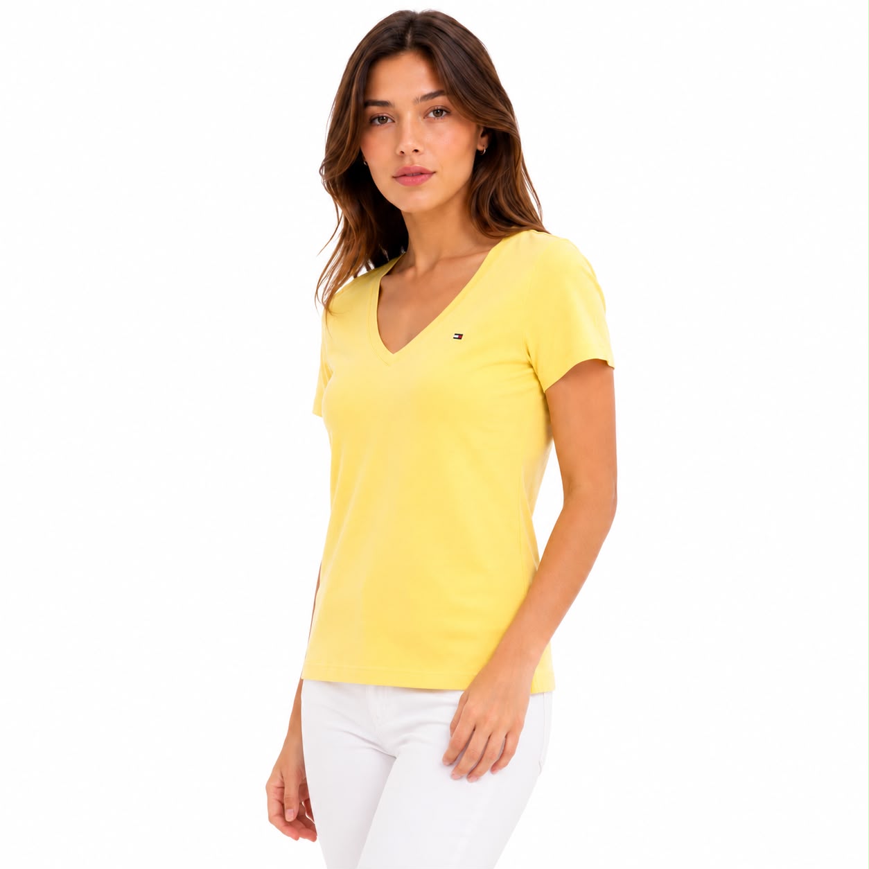 Tommy Hilfiger V-Neck Fave Core Plus T-Shirt Women’s