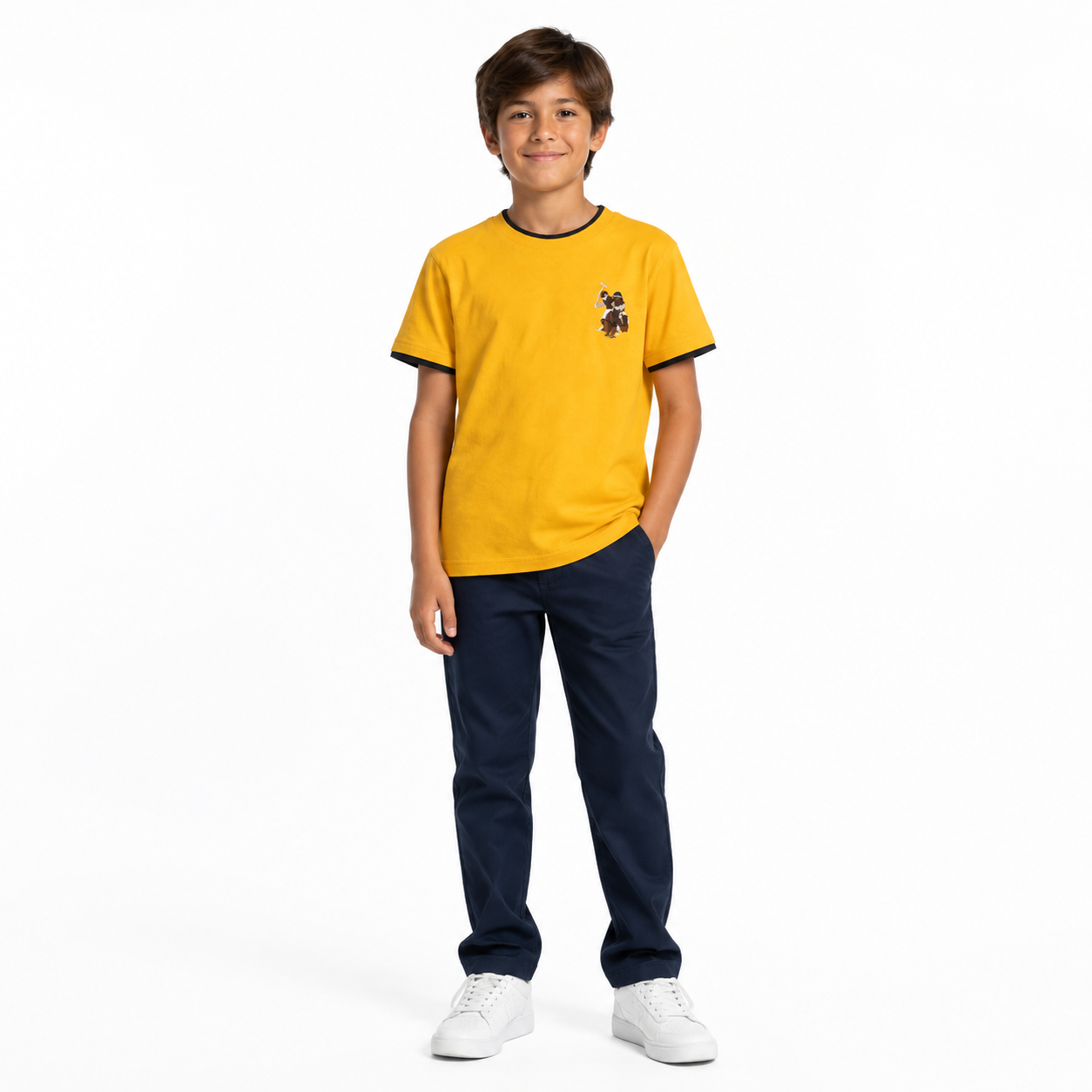 U.S. Polo Assn. children's ringer t-shirt