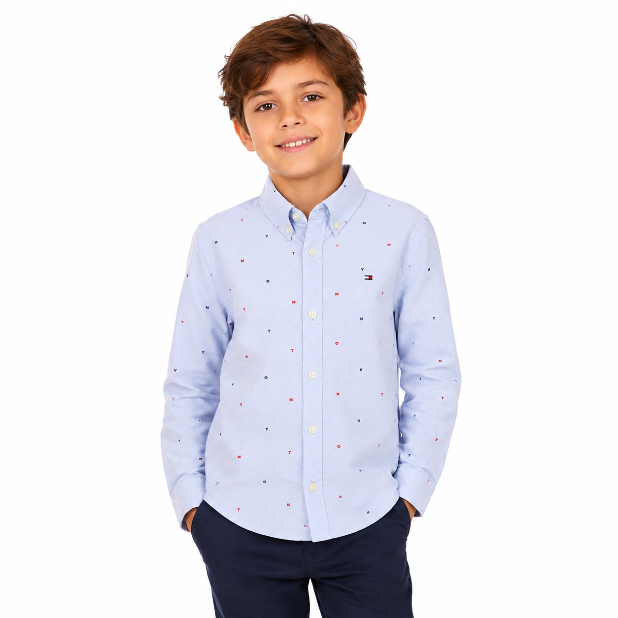 Tommy Hilfiger long-sleeved dress shirt for children