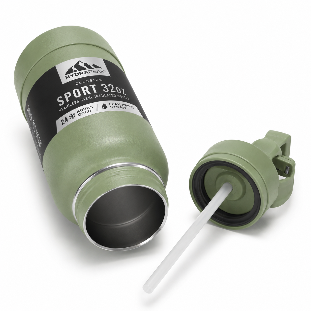 HydraPeak Sport Stainless Steel Insulated Water Bottle