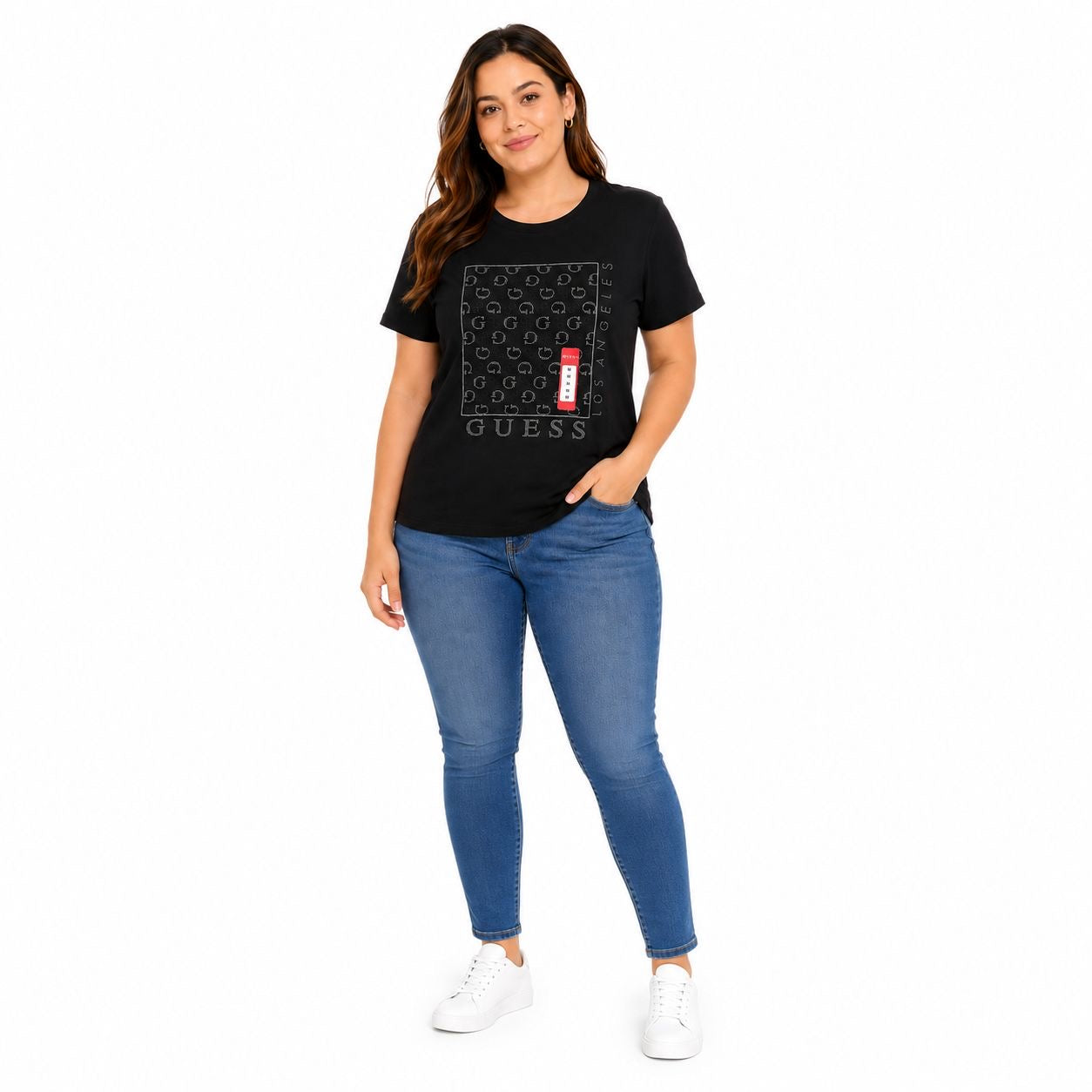 Playera de Cuello Redondo para Mujer Guess Factory