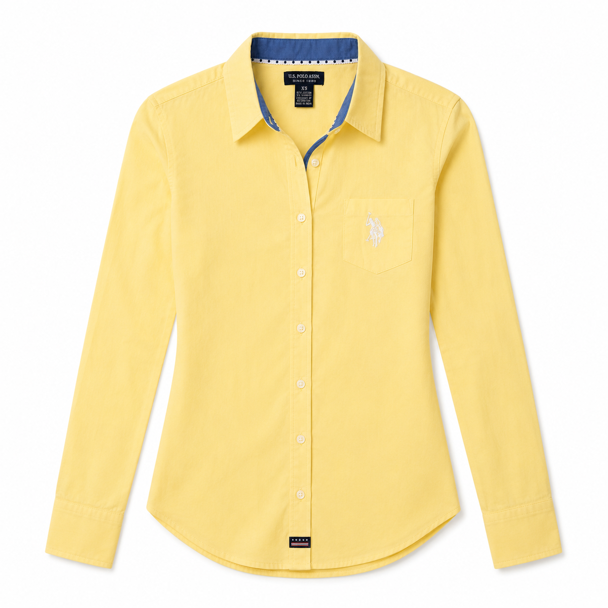 US Polo ASSN Poplin Solid Stretch Shirt