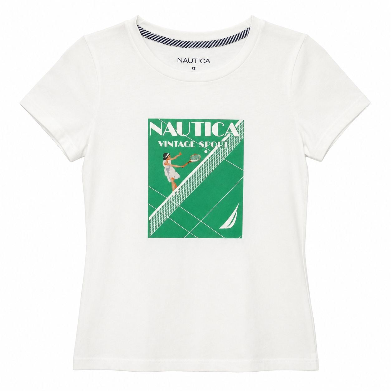 Nautica Sustainably Crafted Vintage Sports Graphic T-Shirt
