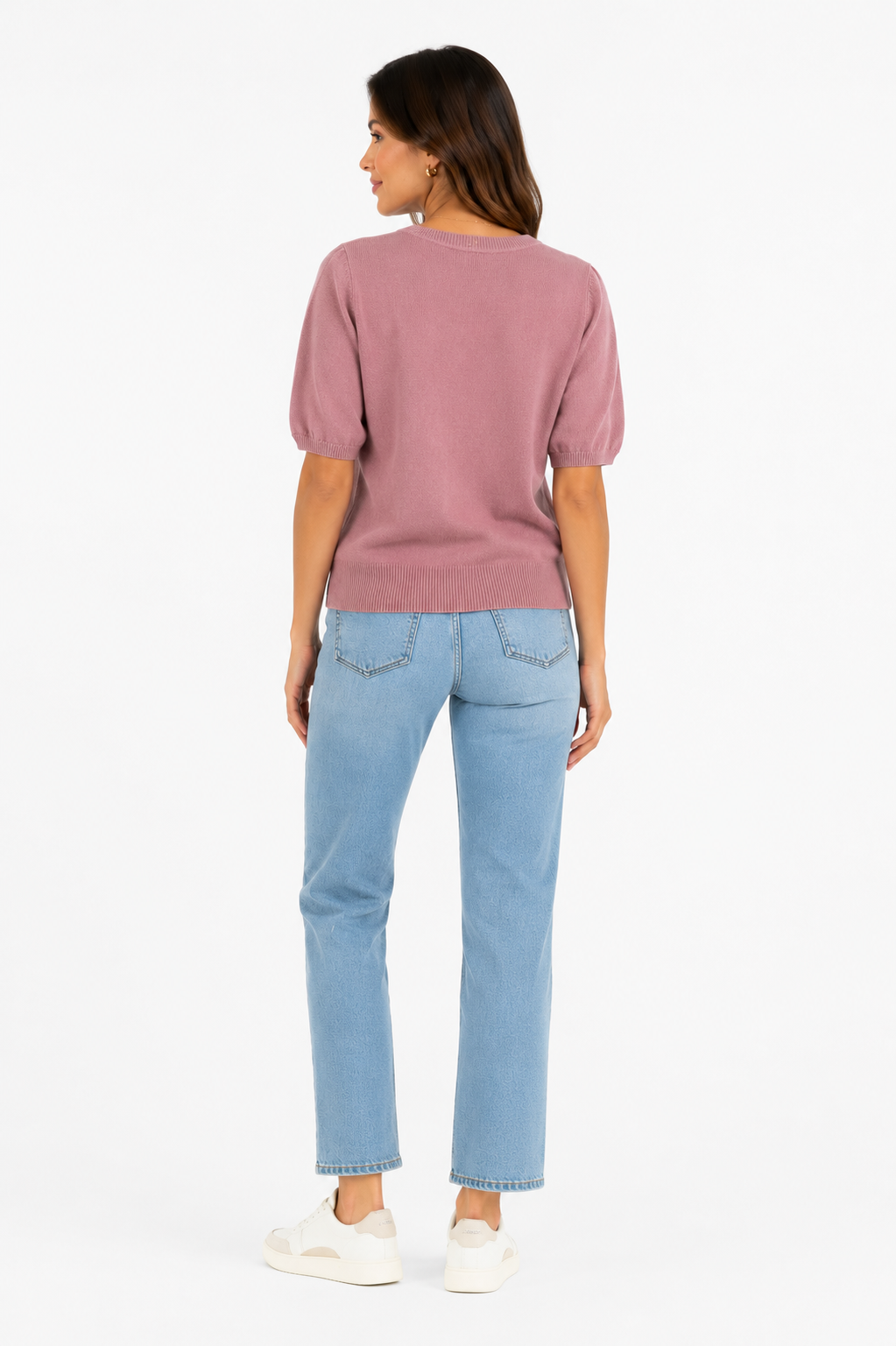 LA VILA MILANO-Short-sleeved fine knit sweater from La Vila Milano