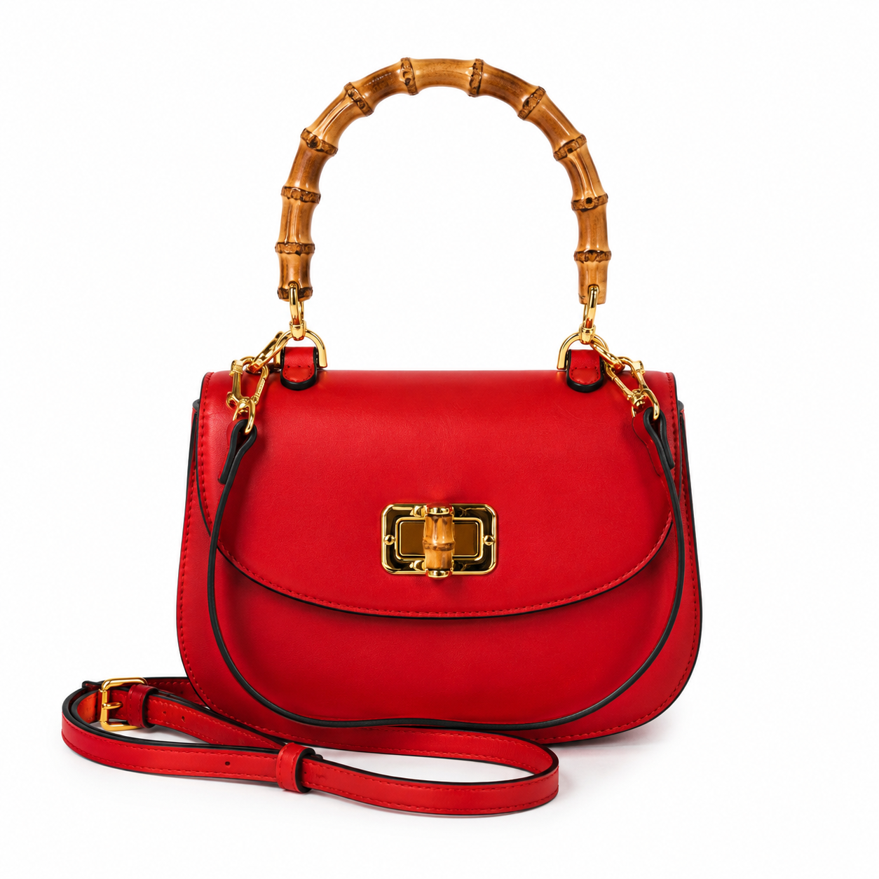 PurseLux Bamboo Handbag