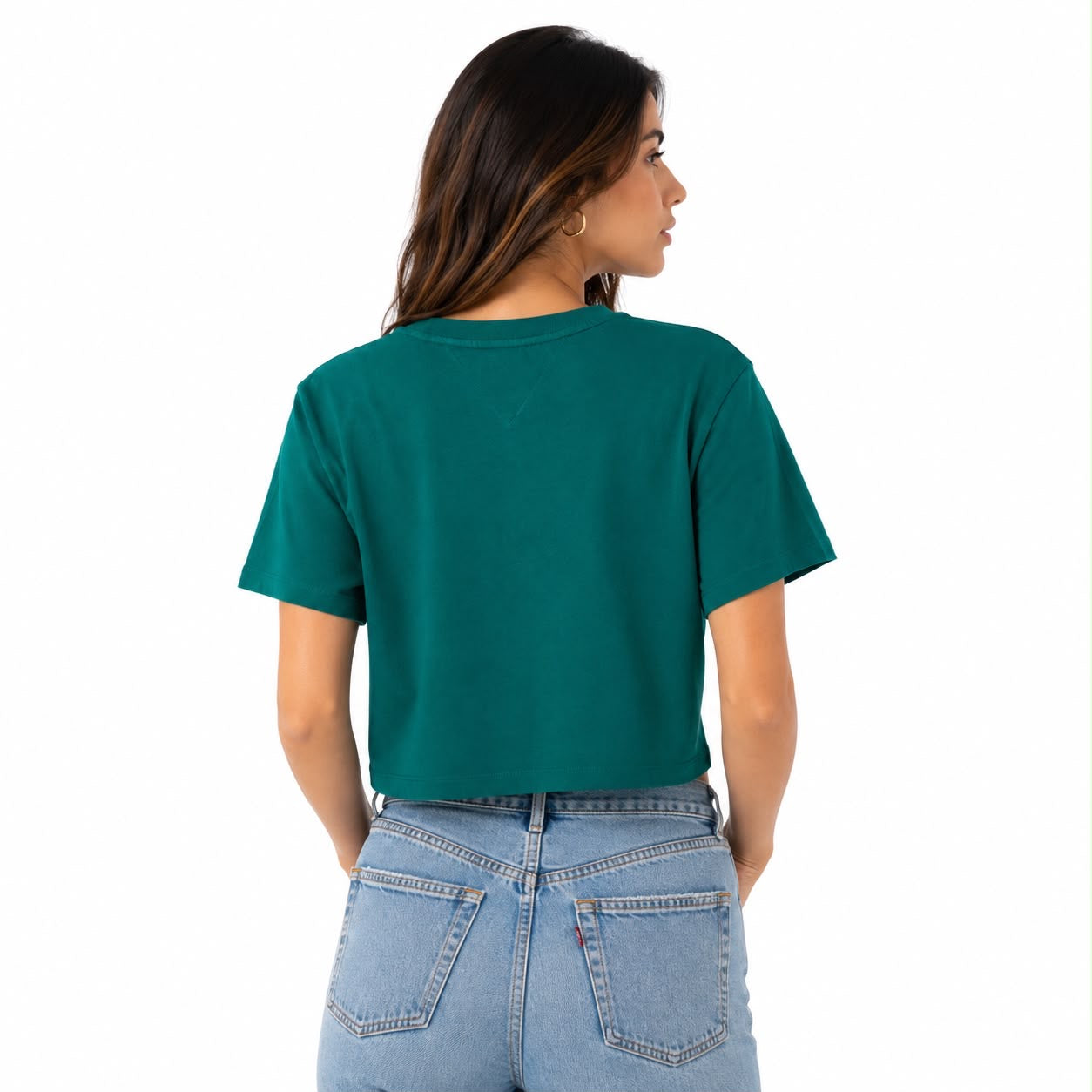 Tommy Hilfiger  Cropped Tommy Flag T-Shirt