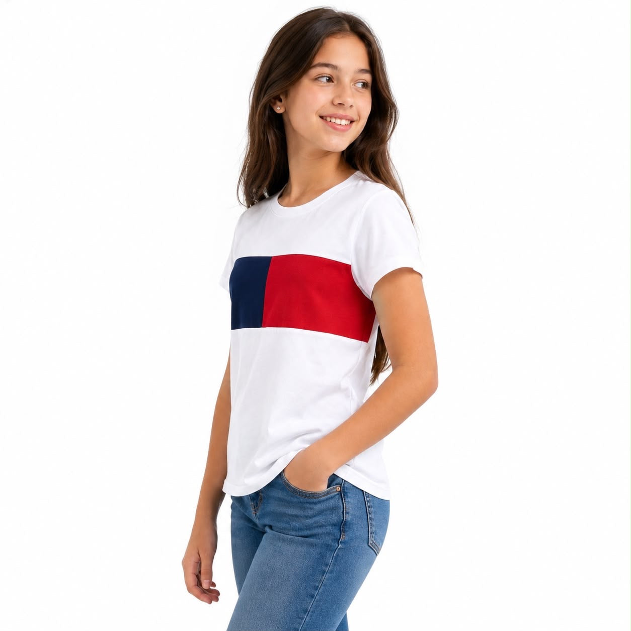 Tommy Hilfiger Colorblock short sleeve t-shirt for girl