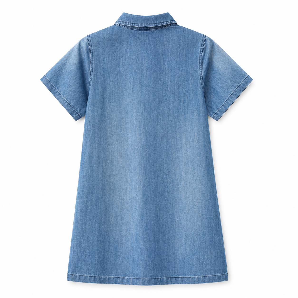 Given Kale Zip-front Dennin Dress