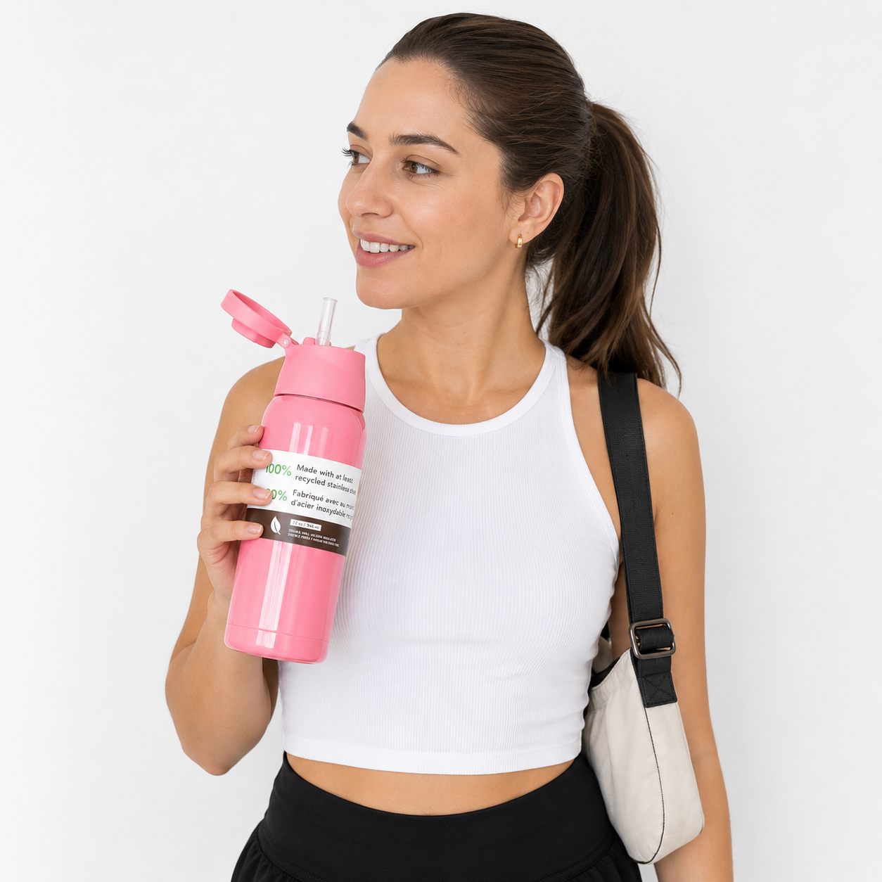 Mix FreeSip Stainless Steel Water Bottle
