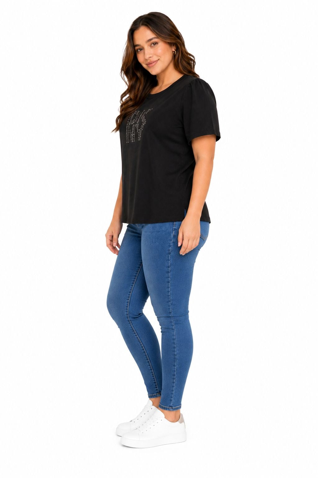 DKNY Hot Fix Logo Tee