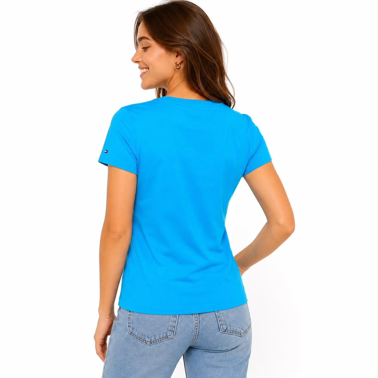 Tommy Hilfiger Essential Logo V-Neck T-Shirt