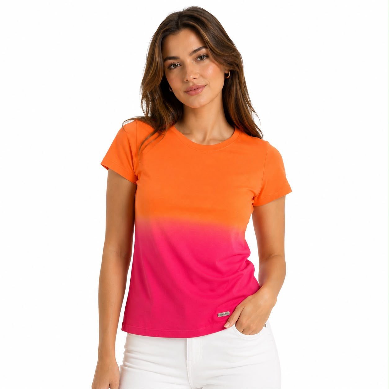 Calvin Klein t-shirt features a vibrant gradient design Women’s