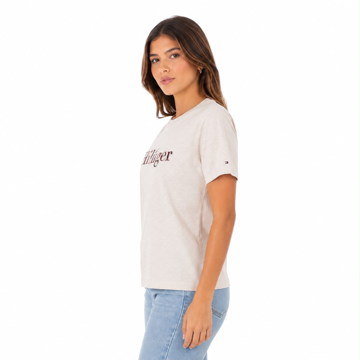 Tommy Hilfiger Embroidered Logo regular Fit Cotton T-Shirt