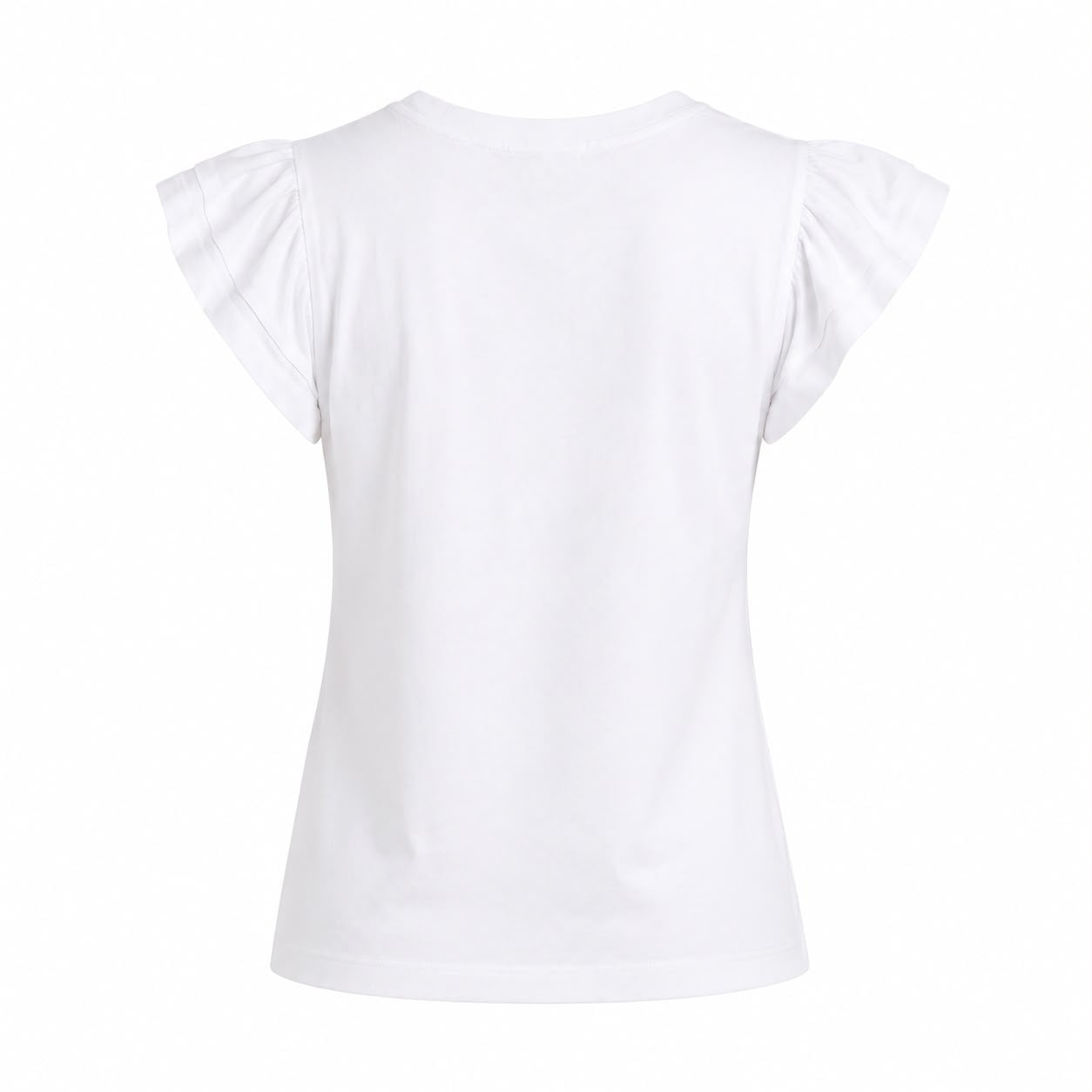 Tommy Hilfiger t-shirt features sleeves with ruffles
