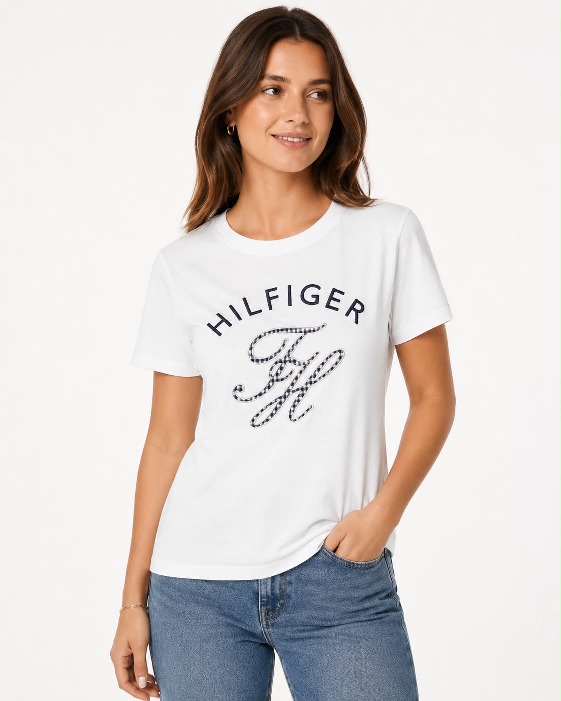 TOMMY HILFIGER-Women's crew neck t-shirt