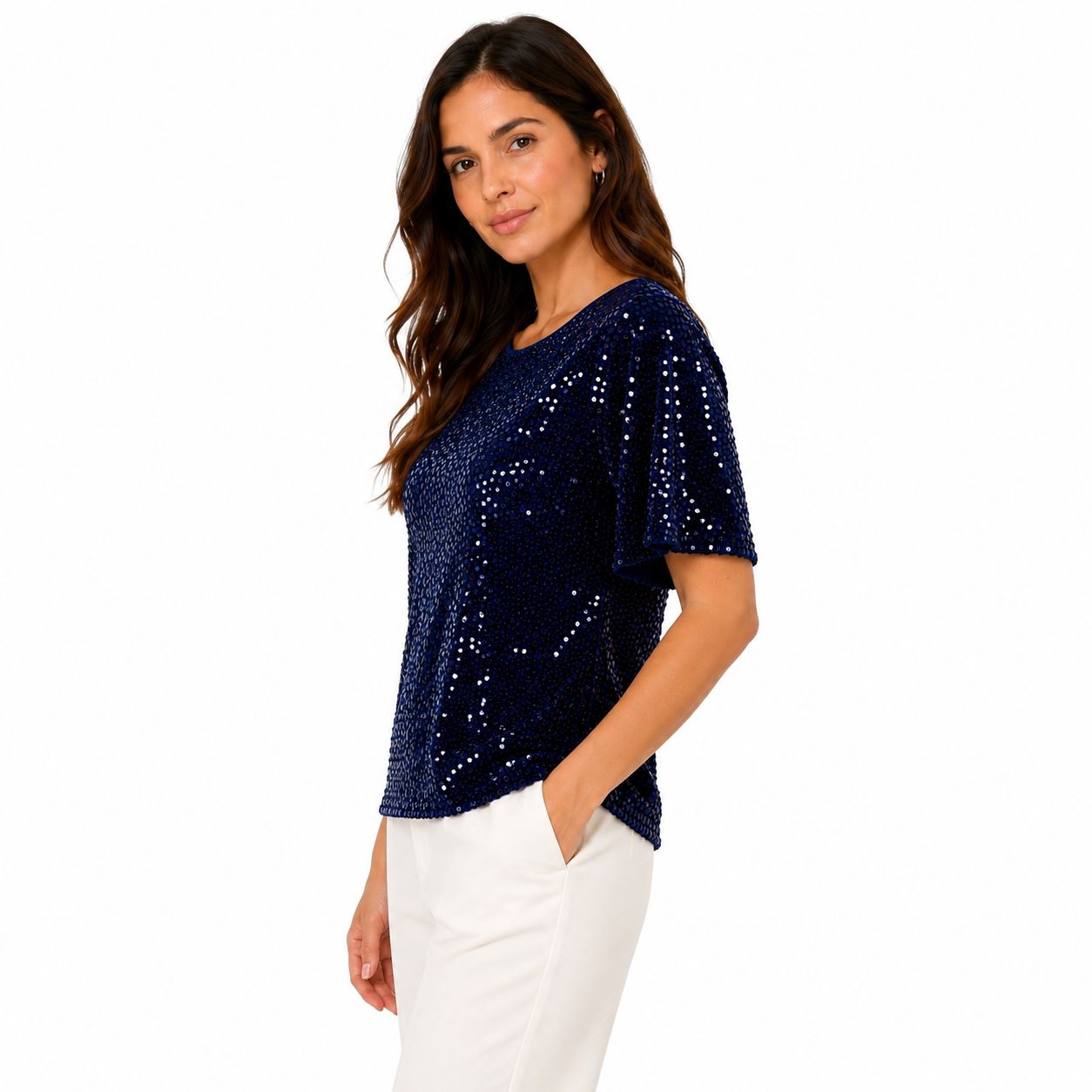 Nanette Lepore navy blue blouse Women’s