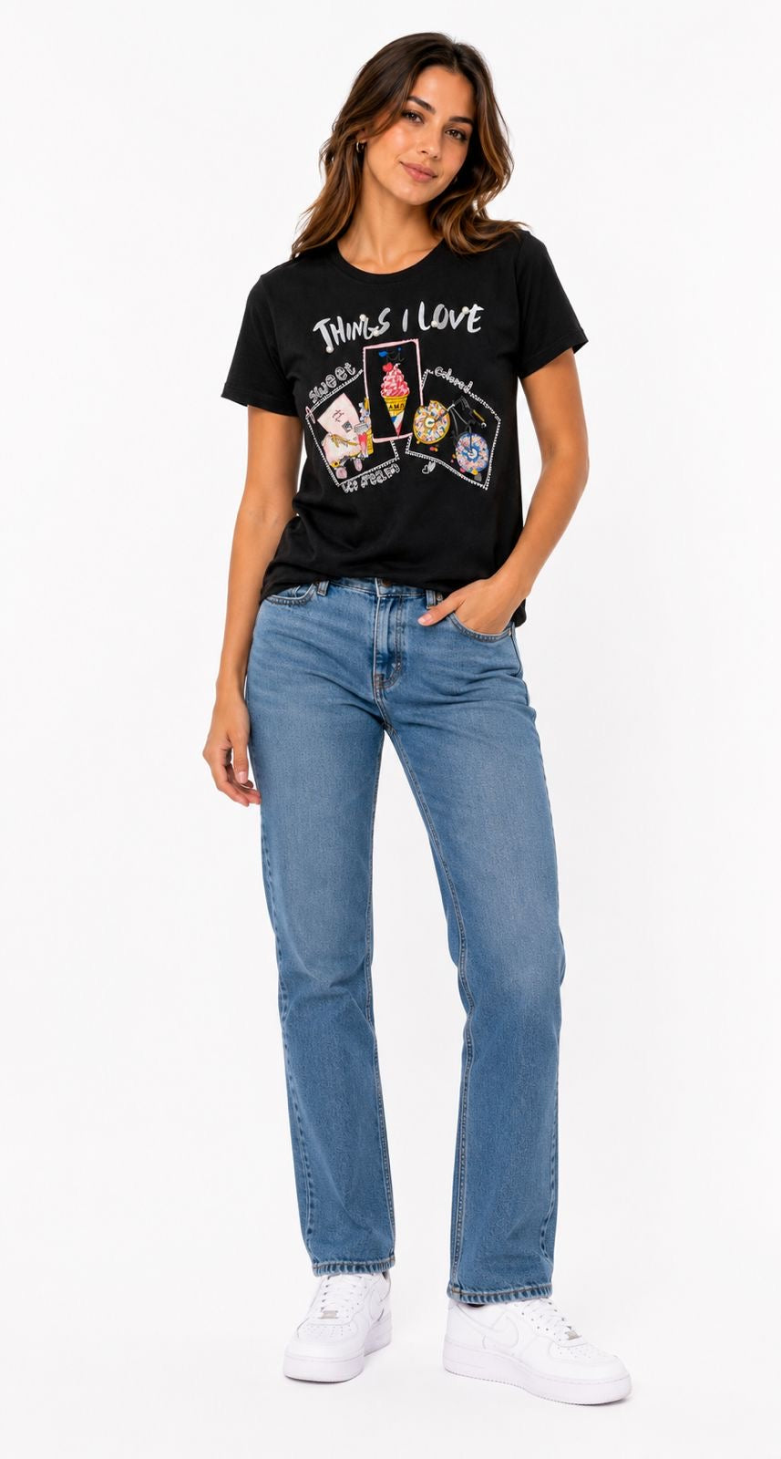 VINIZBENA- Black T-Shirt