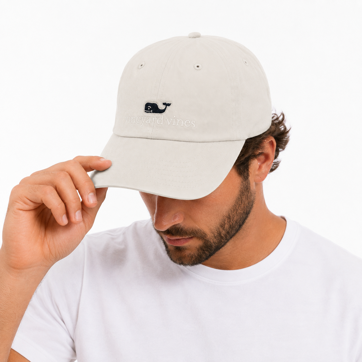 Vineyard Vines Classic twinge baseball cap with whale logo