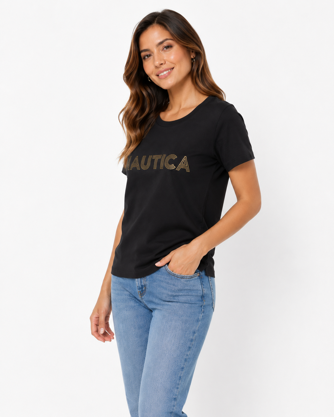 NAUTICA-Classic cut T-shirt (Classic Tee)