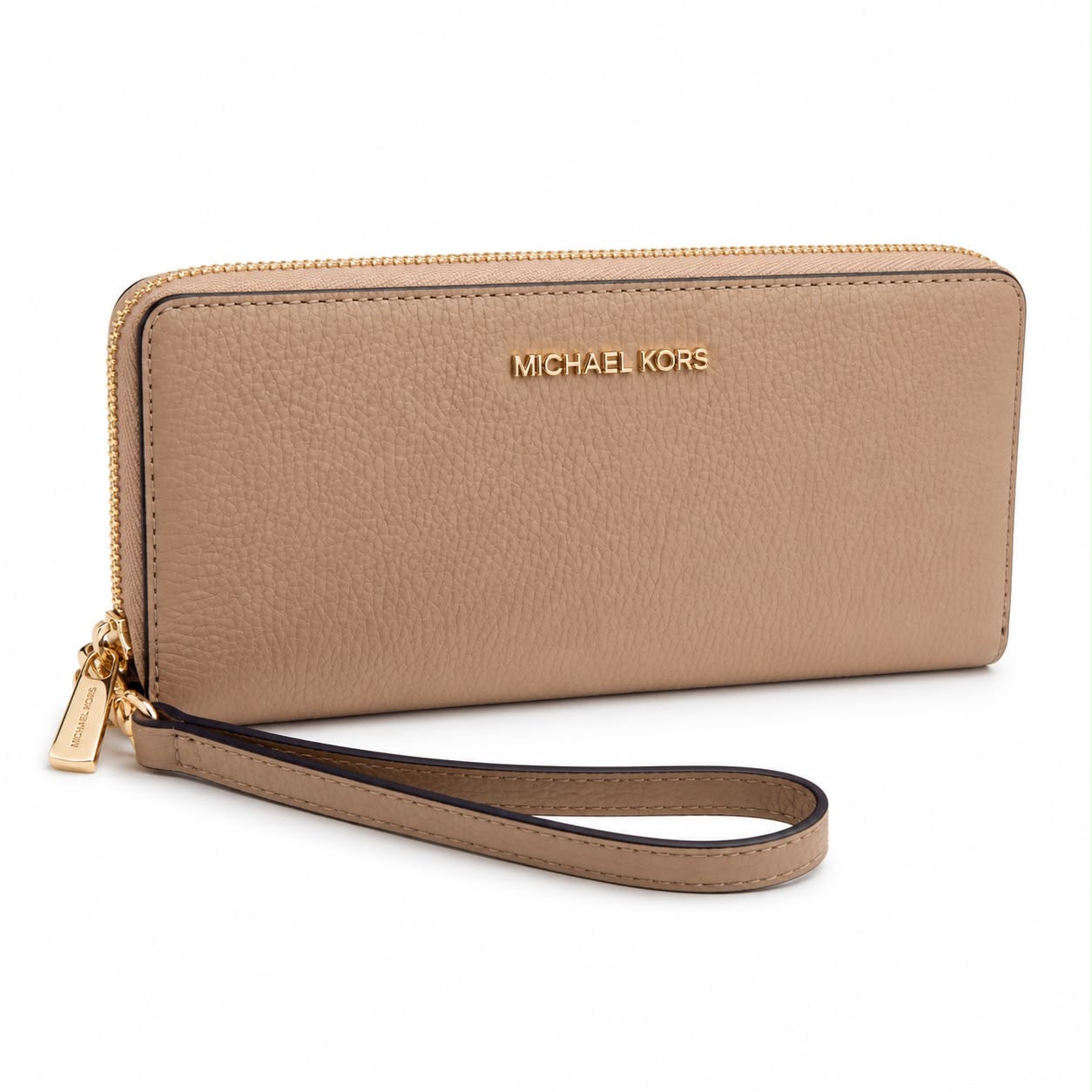Michael Kors Large Grain Leather Jet Set Travel Wallet