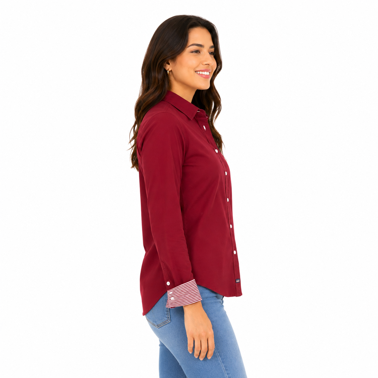 Us Polo Assn Shirt  stands out for its intense red color  Women’s
