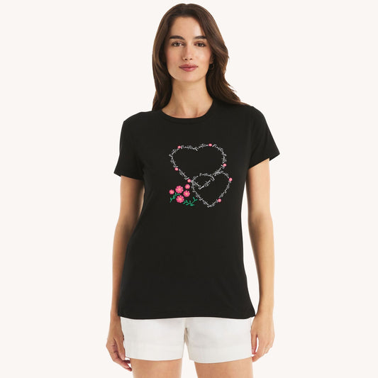 Náutica heart to heart graphic t-shirt Women’s