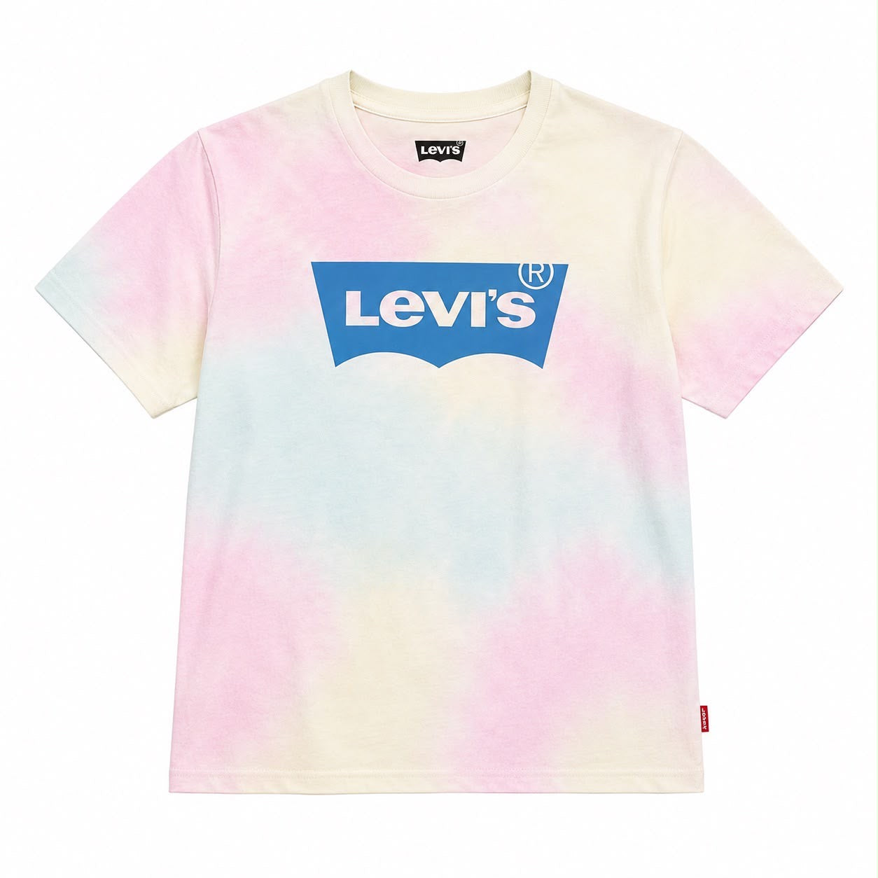 Levi's The Perfect Tee t-shirt stands out for its tie-dye design in pastel tones