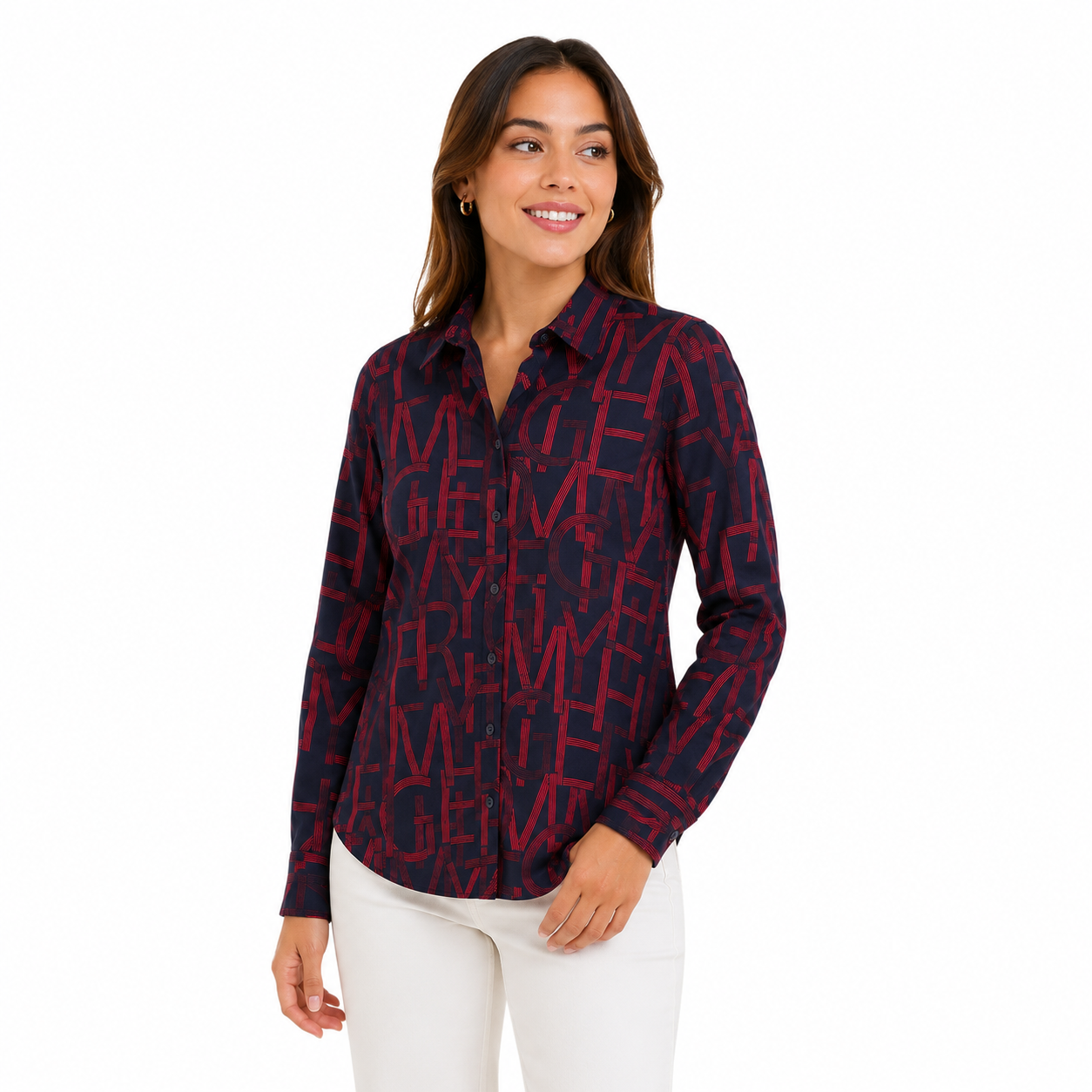 Tommy Hilfiger Printed Long Shirt