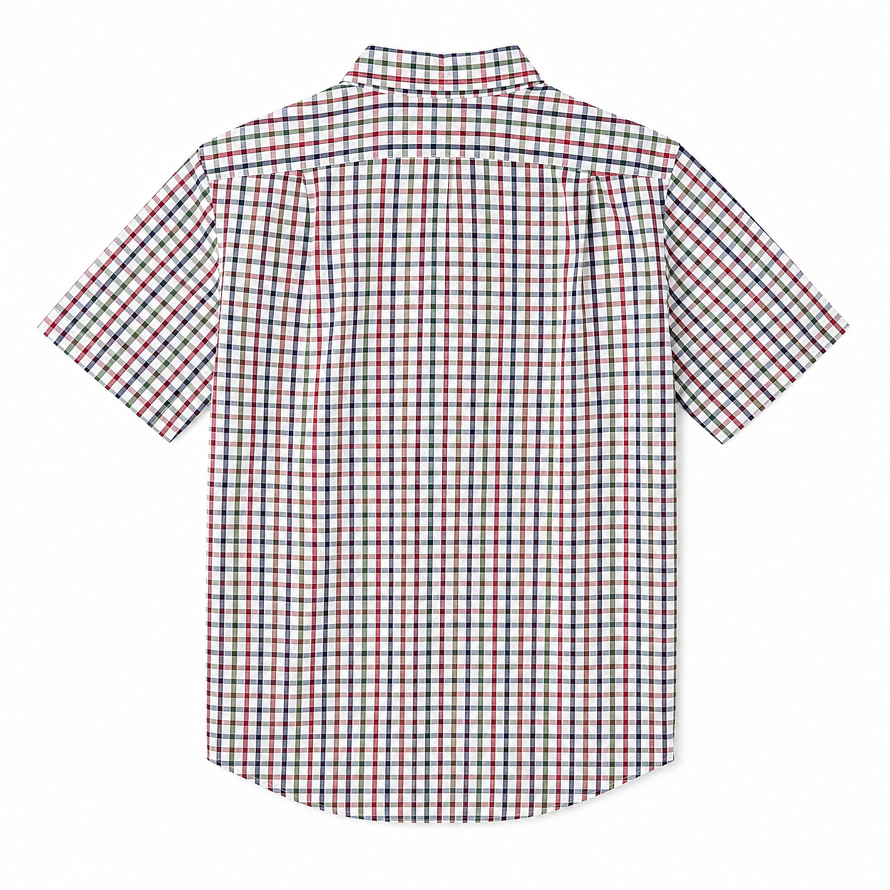 Nautica Plaid short-sleeved shirt