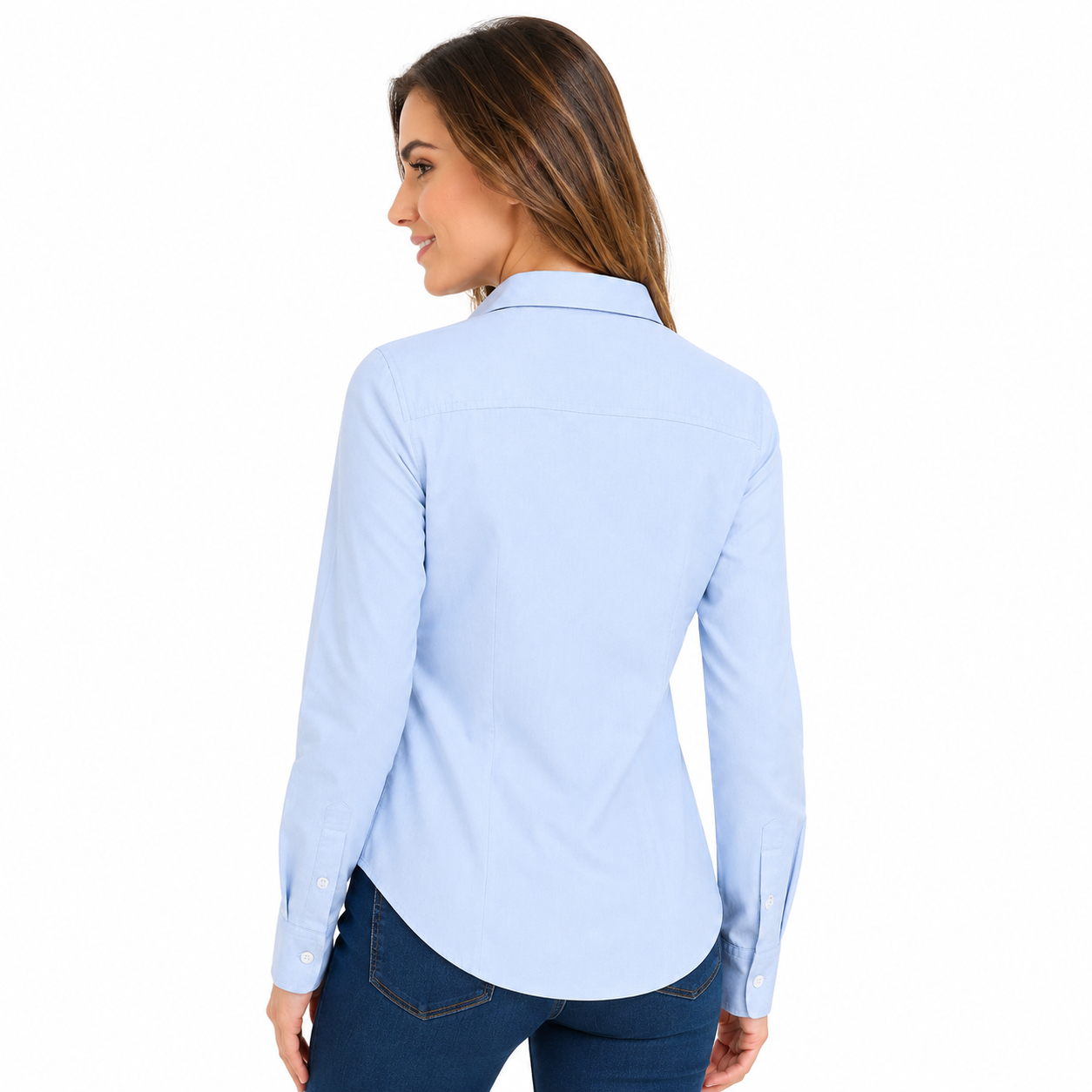 U.S Polo Assn Solid Stretch Poplin Shirt