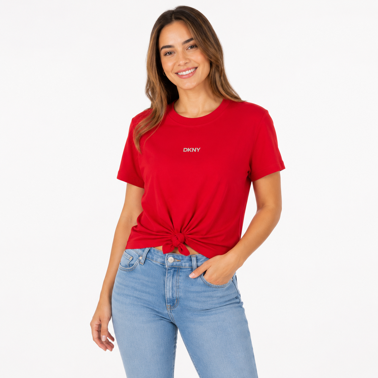 DKNY-Regular Fit Crew-Neck T-Shirt...