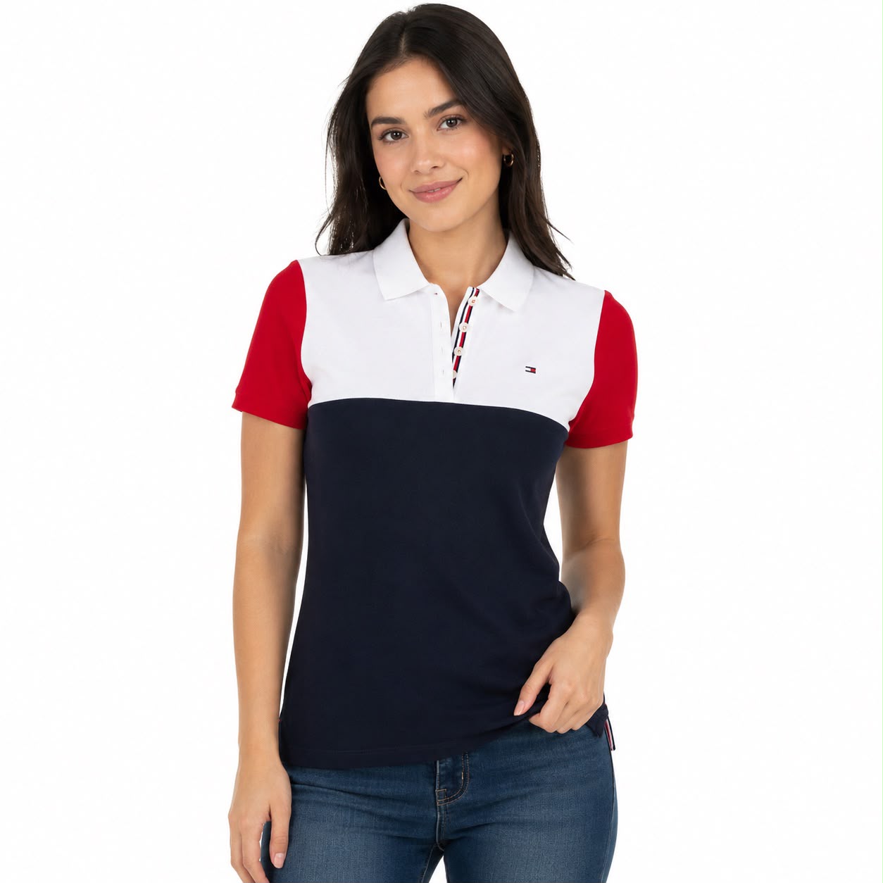 Tommy Hilfiger Colorblocked Collar Polo
