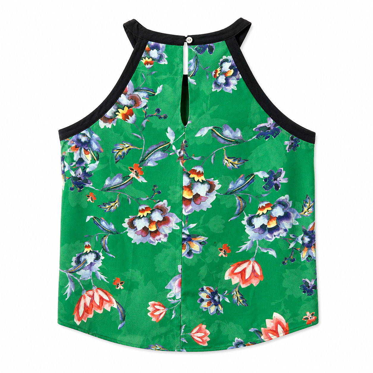 Bar III Green blouse with floral print Women’s
