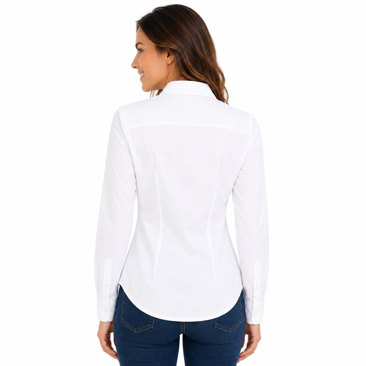 U.S Polo Assn Solid Stretch Poplin Shirt