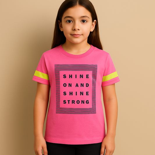 Xersion Girls Pink Stronger T-Shirt