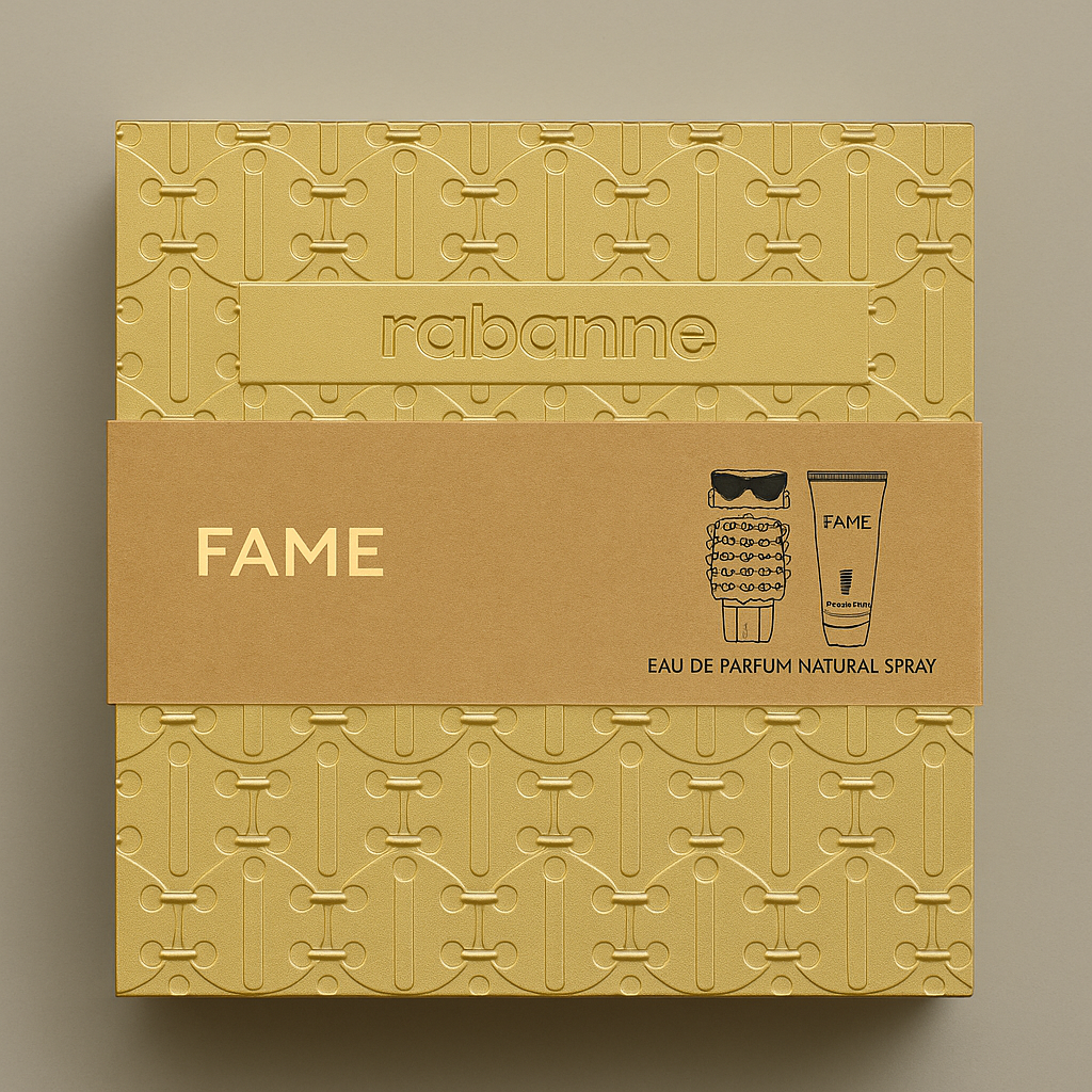 Paco Rabanne Fame EDP refillable bottle 50 ml + body lotion 75 ml Gift Box