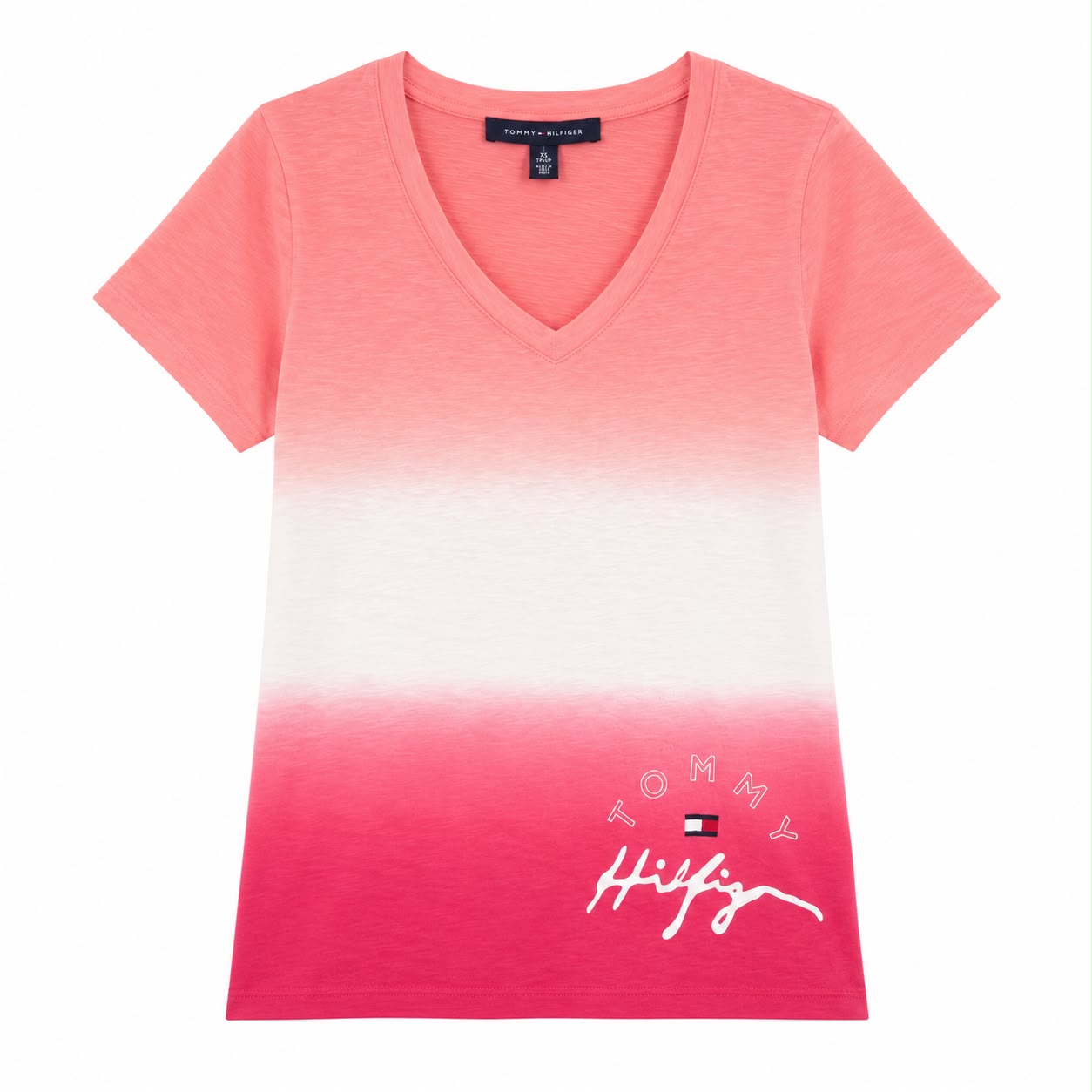 Tommy Hilfiger Tie-Dye Ombré Logo T-Shirt