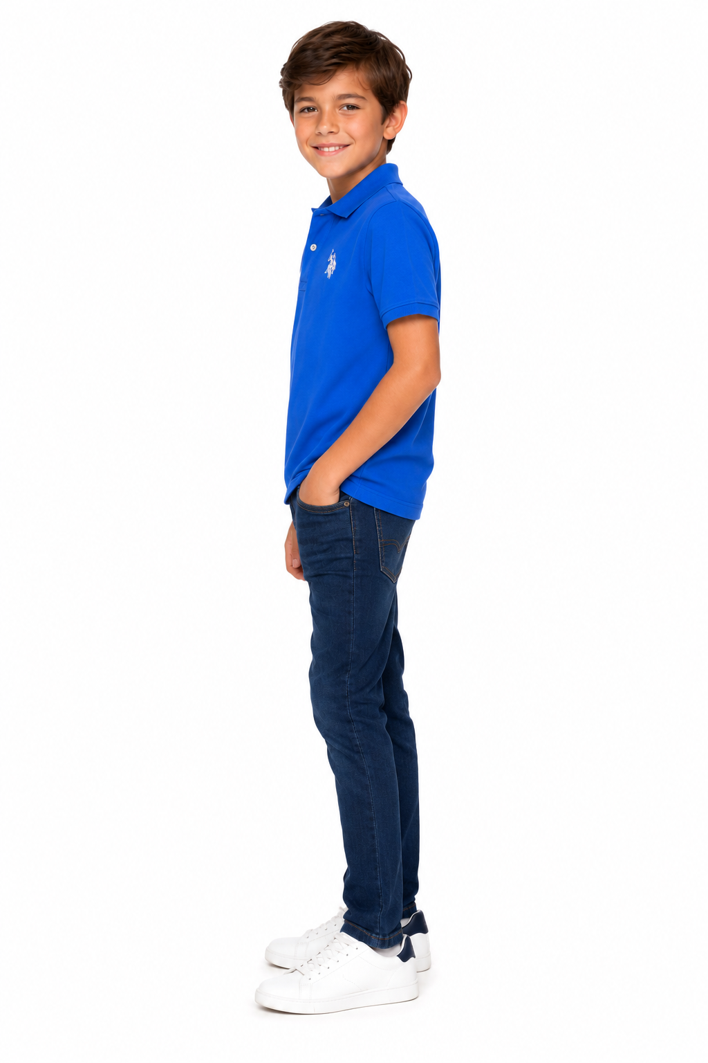 U.S. POLO ASSN- Boys Piqué Polo Shirt